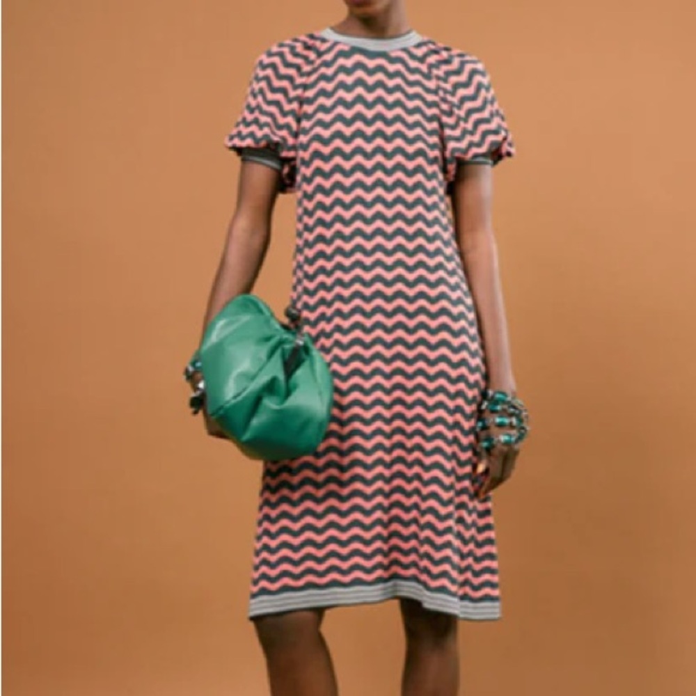 MaxMara Weekend Odeon Knitted Scalloped Dress